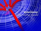 Curved Space Business PowerPoint Backgrounds And Templates 1210