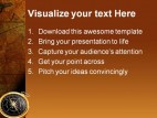 Directions Compass Map Globe PowerPoint Template 1110