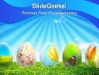 Easter Eggs Nature PowerPoint Template 0610