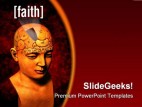 Faith People PowerPoint Template 0610