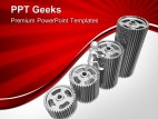 Gear Graph Business PowerPoint Templates And PowerPoint Backgrounds 0411
