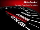 Getting The Job People PowerPoint Background And Template 1210
