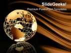 Global Earth PowerPoint Background And Template 1210