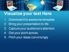 Global Network And Communication Business PowerPoint Templates And PowerPoint Backgrounds 0411