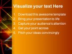 Globe Earth Abstract PowerPoint Template 0810