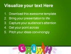 Growth Concept Nature PowerPoint Template 0810