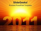 Happy New Year03 Festival PowerPoint Template 1010