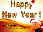 Happy New Year 2011 Festival PowerPoint Backgrounds And Templates 1210