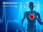 Healthy Heart People PowerPoint Template 0610