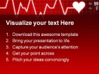 Heart Beat Medical PowerPoint Template 1110