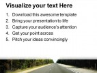 Highway Travel PowerPoint Background And Template 1210