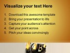 Jobs Burning People PowerPoint Template 0910