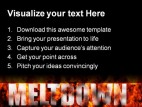 Meltdown Global PowerPoint Template 0810