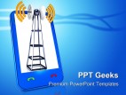 Mobile Antenna Industrial PowerPoint Templates And PowerPoint Backgrounds 0411