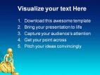 On Your Mind Thinker Metaphor PowerPoint Backgrounds And Templates 1210