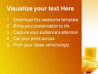 Orange With Juice Food PowerPoint Template 0810