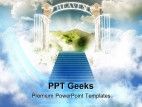 Paradise In Sky Religion PowerPoint Templates And PowerPoint Backgrounds 0411