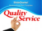 Quality Service Business PowerPoint Template 1110