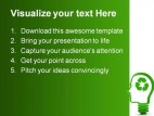 Recycling Brain Business PowerPoint Template 0810