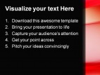 Red Abstract PowerPoint Template 0910