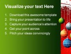 Red Background Christmas PowerPoint Template 0610