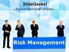 Risk Management Business PowerPoint Template 1110