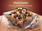 Salad Food PowerPoint Template 0810