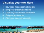Sea Chair Beach PowerPoint Templates And PowerPoint Backgrounds 0411