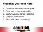 Solution Business PowerPoint Template 0910