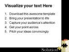 Solution Puzzle Business PowerPoint Templates And PowerPoint Backgrounds 0411