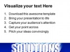 Solutions Business PowerPoint Backgrounds And Templates 1210