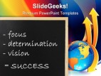 Success Globe PowerPoint Template 0610