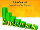 Success Graph Business PowerPoint Template 0910
