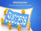 Success Teamwork PowerPoint Template 0610
