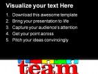 Team Puzzle Shapes PowerPoint Backgrounds And Templates 1210