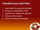 Thanksgiving Wreath Religion PowerPoint Template 1110