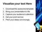 Touch Screen Medical PowerPoint Template 0610