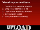 Upload With A Ladder Success PowerPoint Templates And PowerPoint Backgrounds 0411