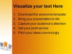 Winning Team Competition PowerPoint Template 0810