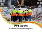 Workers Construction PowerPoint Templates And PowerPoint Backgrounds 0411