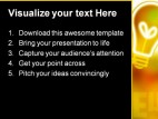 Yellow Energy Abstract PowerPoint Template 1010