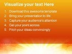 Yellow Light Abstract PowerPoint Template 0910