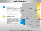 Usa Arizona State PowerPoint Maps