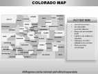 Usa Colorado State PowerPoint Maps