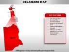 Usa Delaware State PowerPoint Maps