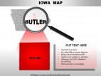 Usa Iowa State PowerPoint Maps