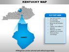 Usa Kentucky State PowerPoint Maps