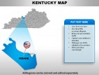 Usa Kentucky State PowerPoint Maps