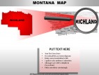 Usa Montana State PowerPoint Maps