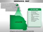 Usa Nebraska State PowerPoint Maps